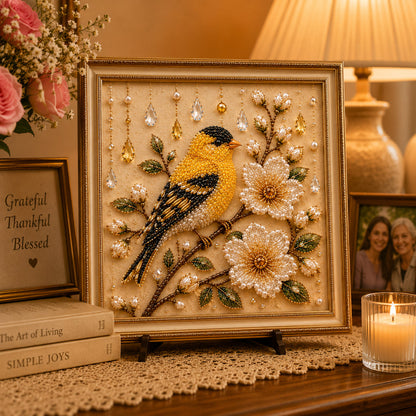 Luxury Bird Pearl Art DIY Handcraft Wall Decor