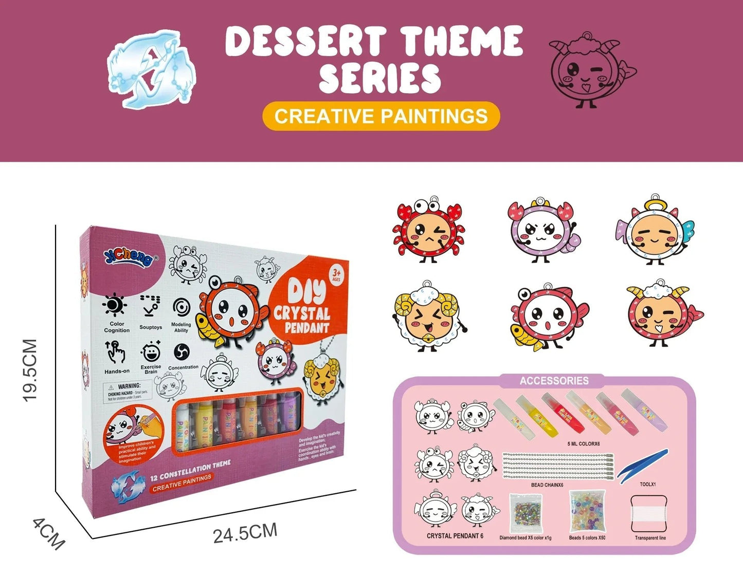 🎅Christmas Hot Sale🎁DIY Crystal Paint Arts and Crafts Set
