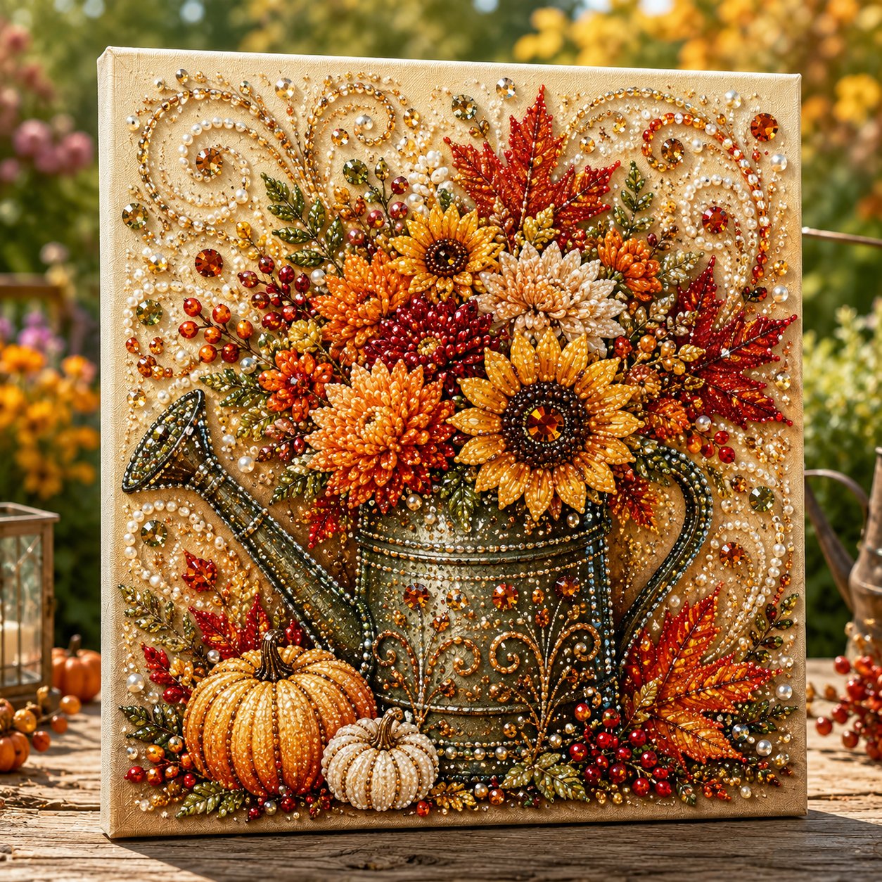 Autumn Pearl Painting Kit DIY Fall Home Art Craft