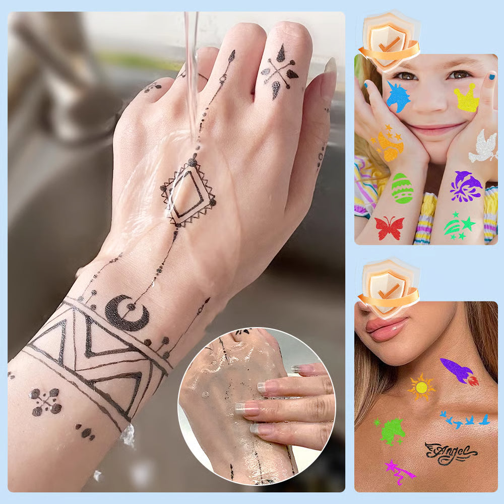 🌈Hot Sale 49% OFF🎨10-Color Temporary Tattoo Markers Set