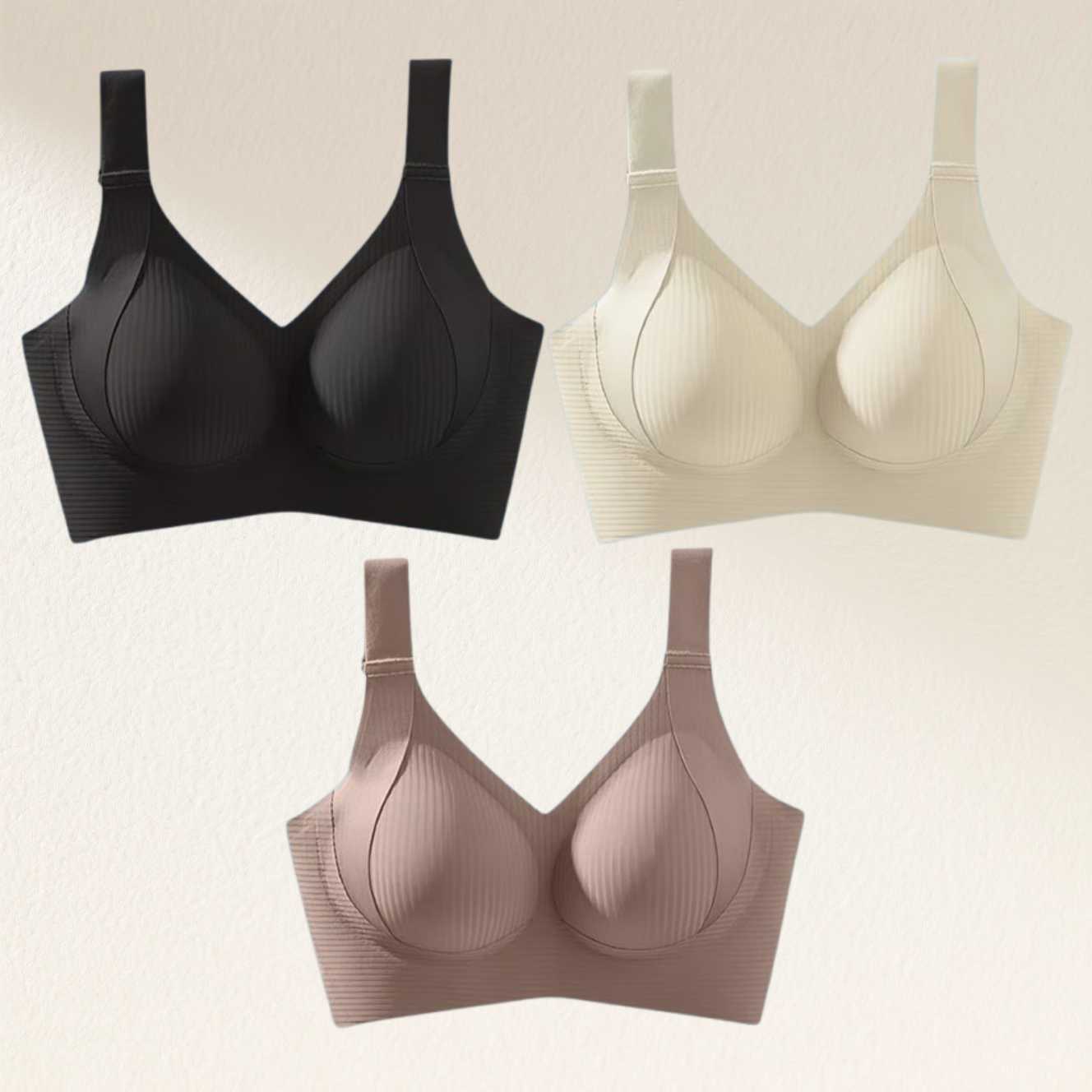 ⏰Last Day: Buy 1 Get 3🔥Comfortable Wireless Full Coverage Jelly Smoothing Super Bra 2.0👙 All-Day Comfort No More Sagging👍