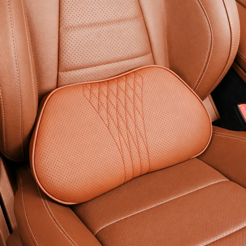 🚗💤 Drive in Comfort! Premium Memory Foam Car Neck Support Pillow