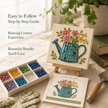 💰 Instant Discount⏳Watering Can Mosaic DIY Art Kit