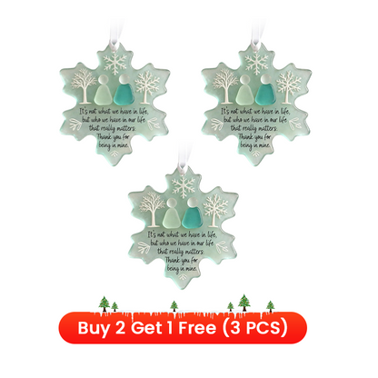 🎄Christmas Pre Sale $6.99!!☃️🌊Snowflake-Shaped Sea Glass Friendship Decor❄✨ Shaped by Nature & Crafted by Hand!