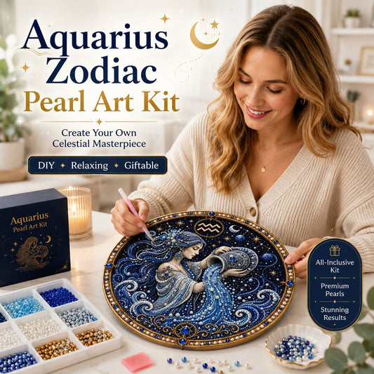 ⏳49% Discount Limited Time⏳3D Pearl 12 Zodiac Signs DIY Astrology Art Kit