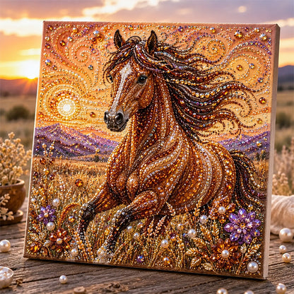 🛍️49% Off Limited Flash Deal🛍️Highland Cow Pearl Art DIY Coastal Craft Kit