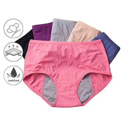 🌸Last Day-Buy 1 Get 3 Packs & Each ONLY ￡3.99!!🎉2026 Best Seller High Waist Leak proof panties✨Butter-Soft & Stretchy🍃