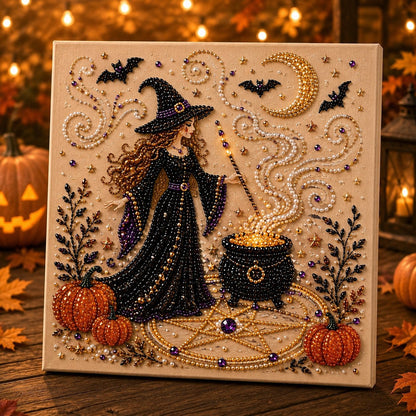 Premium 3D Pearl Halloween DIY Wall Decor Kit
