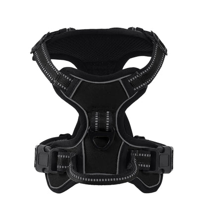 Reflective Breathable Adjustable Vest Dog Harness For Small Medium Large Dogs