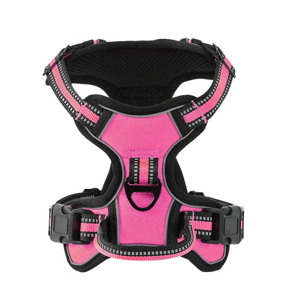 Reflective Breathable Adjustable Vest Dog Harness For Small Medium Large Dogs