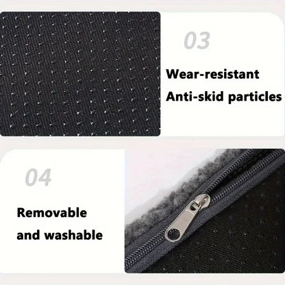 Self Warming Thermal Pet Crate Pad With Removable Cover For Dogs And Cats