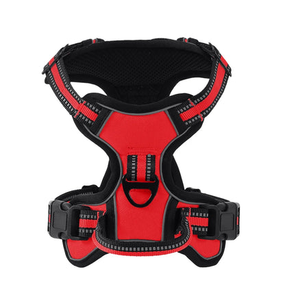 Reflective Breathable Adjustable Vest Dog Harness For Small Medium Large Dogs