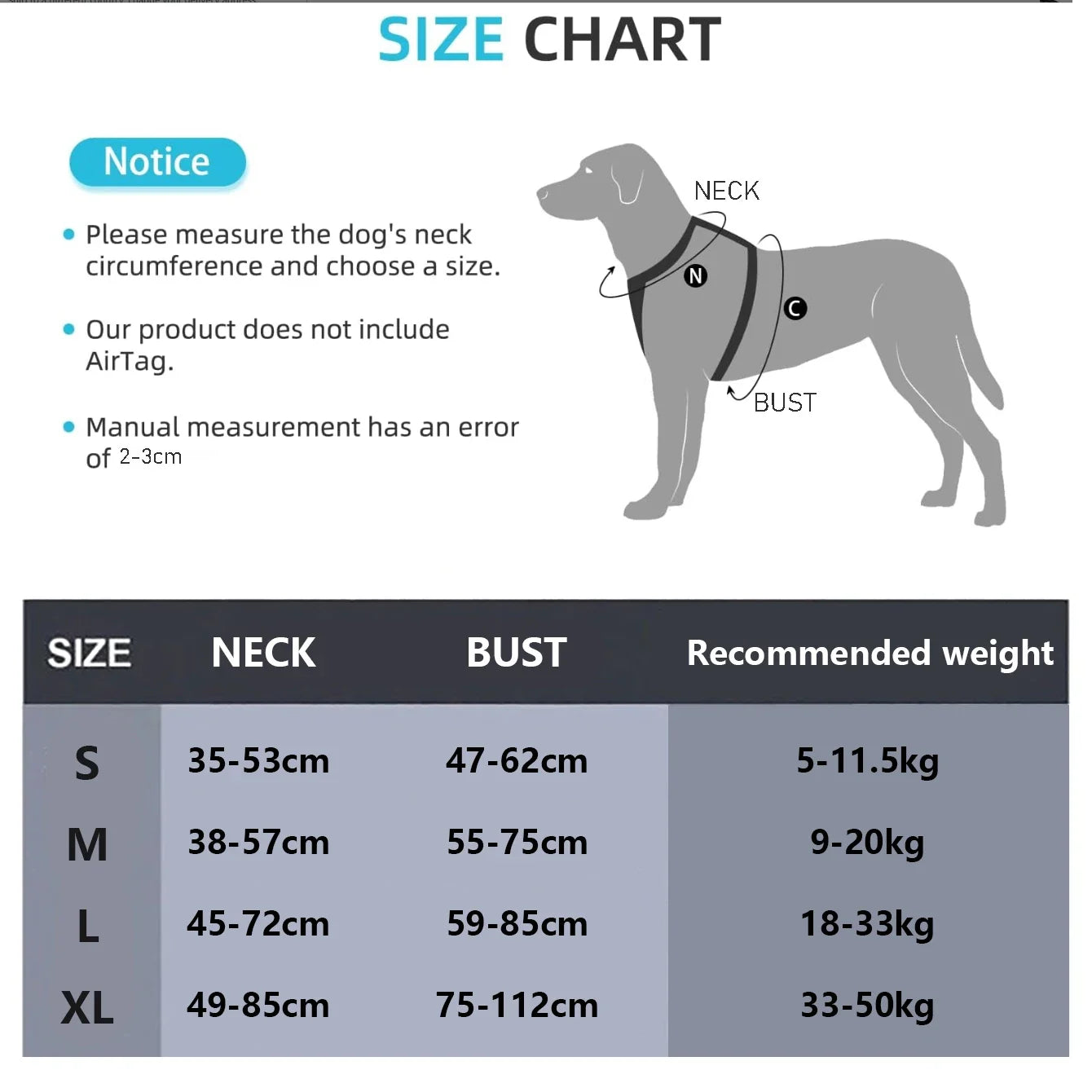 Reflective Breathable Adjustable Vest Dog Harness For Small Medium Large Dogs
