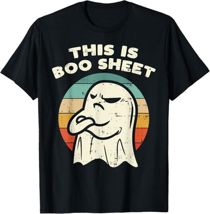 👻This Is Boo Sheet Ghost Retro Halloween Costume Unisex T Shirt👕