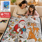 🎄Weihnachts-Essentials ✨ DIY Weihnachts-Zeichenfilzdecke mit 24 abwaschbaren Markern