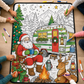🎄Weihnachts-Essentials ✨ DIY Weihnachts-Zeichenfilzdecke mit 24 abwaschbaren Markern