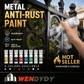 ✨Neue Ankunft✨🖌️🏠Wasserbasierte Metallic-Silberfarbe mit integriertem Pinsel💥👍