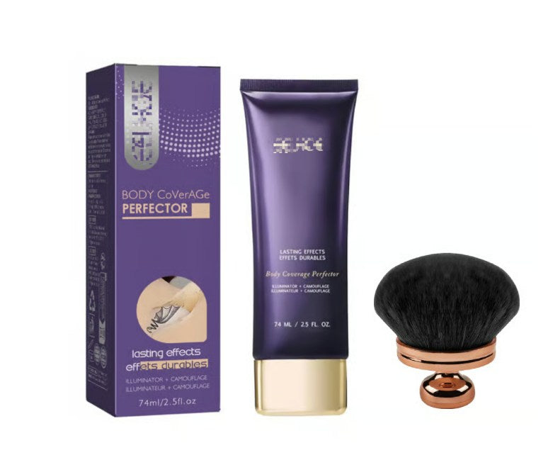 🔥LAST DAY SALE £9.99 with FREE BODY BRUSH!!💥Waterproof,lightweight & flawless body makeup