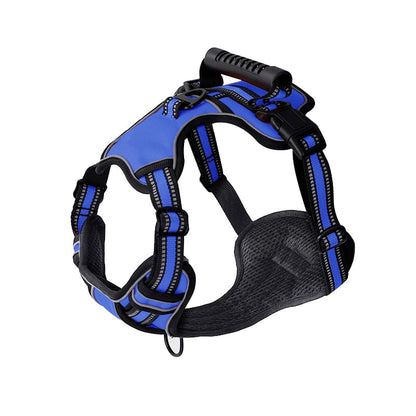 No Pull Anti Escape Dog Harness Equipped With Dual Leash Attachment Clips