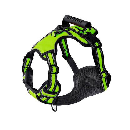 No Pull Anti Escape Dog Harness Equipped With Dual Leash Attachment Clips