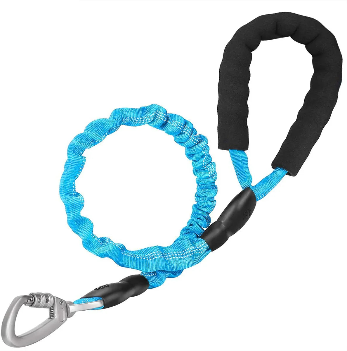 Elastic Reflective Dog Leash With Padded Handle For Medium Dogs And Cats Daily Walking