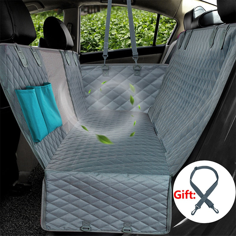 Waterproof Pet Car Seat Cover Protective Back Seat Mat For Dogs Travel Use