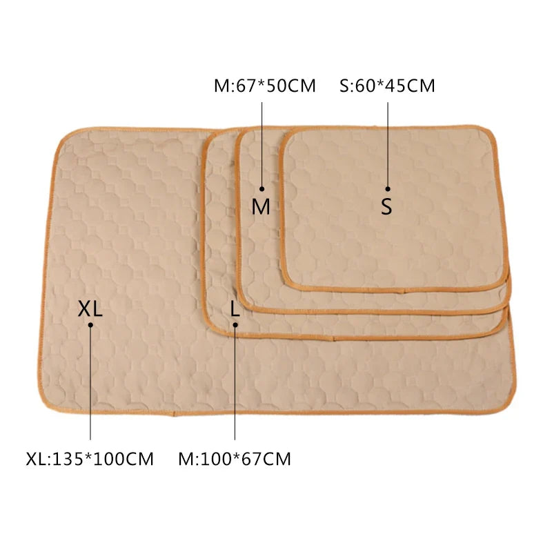 Waterproof Washable Reusable Dog Pee Absorbent Training Pad For Puppy Pet Supplies