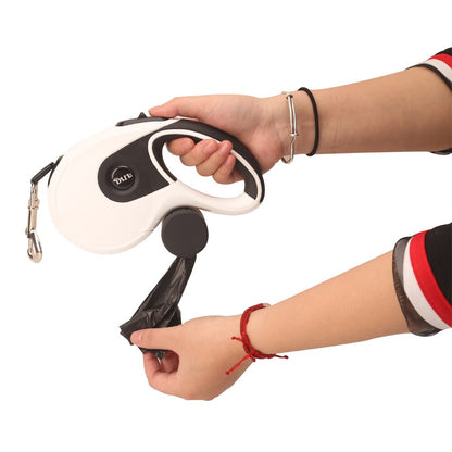 5M Automatic Retractable Nylon Dog Leash Outdoor Walking Pet Lead Rope