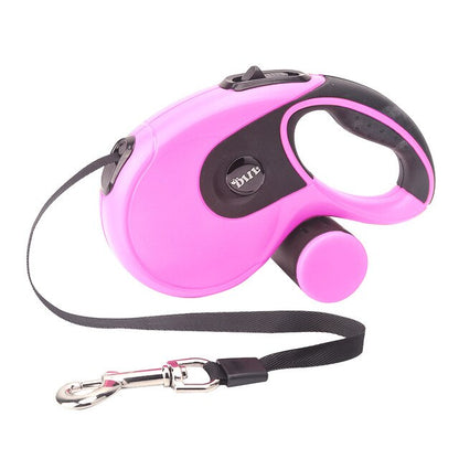 5M Automatic Retractable Nylon Dog Leash Outdoor Walking Pet Lead Rope