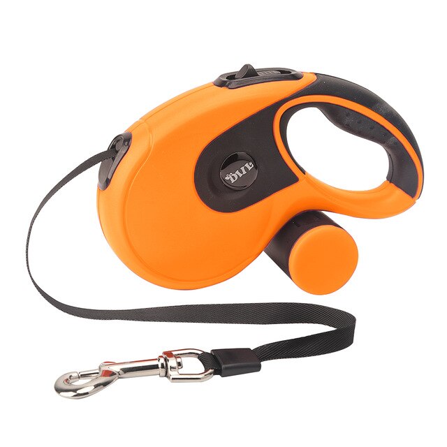 5M Automatic Retractable Nylon Dog Leash Outdoor Walking Pet Lead Rope