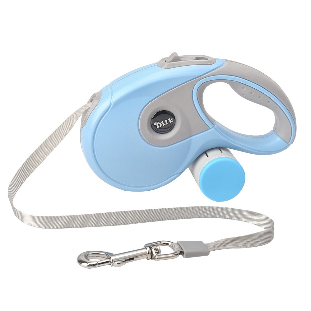 5M Automatic Retractable Nylon Dog Leash Outdoor Walking Pet Lead Rope