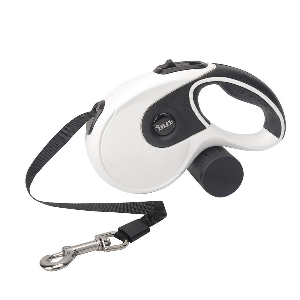 5M Automatic Retractable Nylon Dog Leash Outdoor Walking Pet Lead Rope