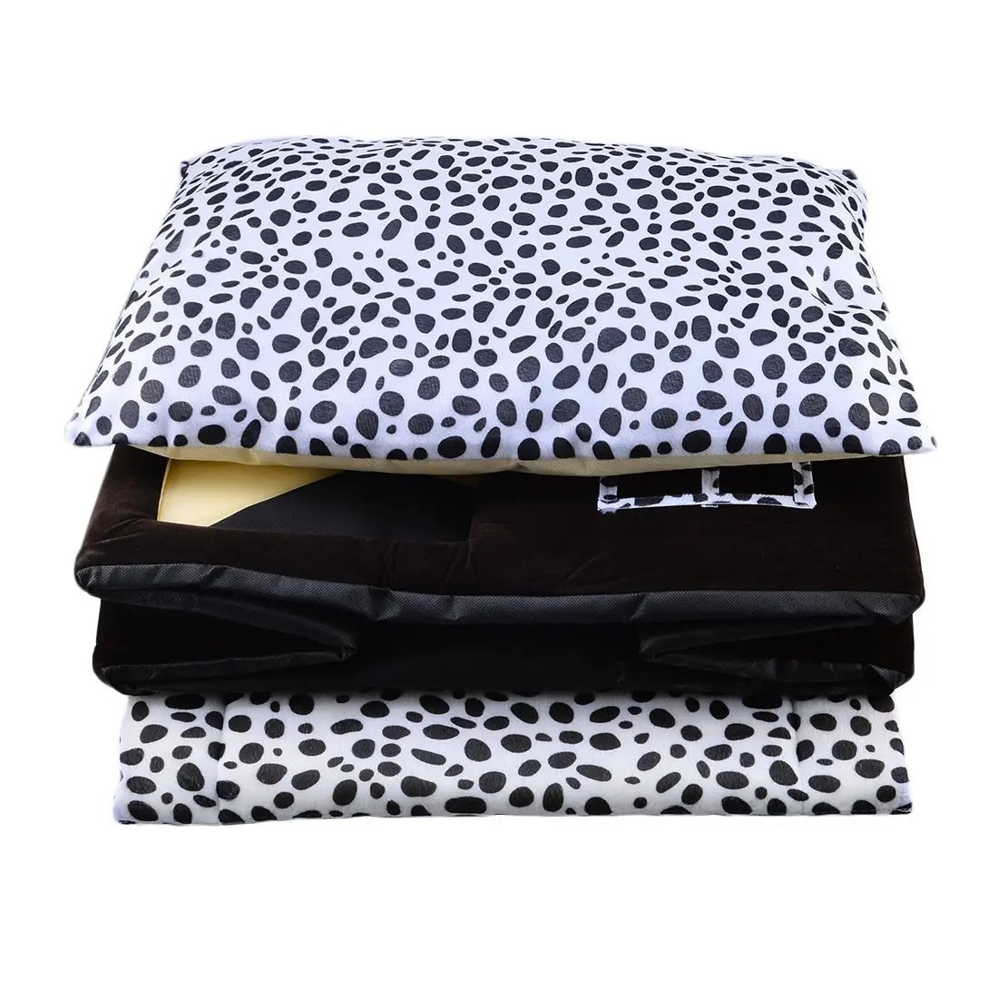 Warm Foldable Thick Cotton Dog House Soft Comfort Puppy Bed With Removable Cushion