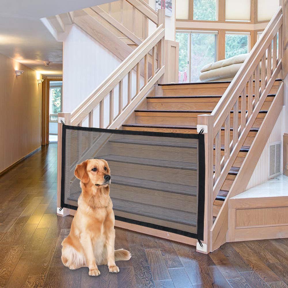 Dog Gate Ingenious Mesh Dog Fence For Indoor and Outdoor 