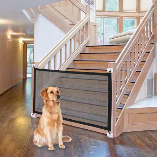 Dog Gate Ingenious Mesh Dog Fence For Indoor and Outdoor 