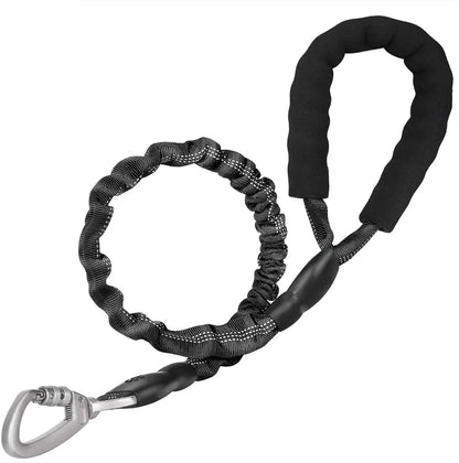 Elastic Reflective Dog Leash With Padded Handle For Medium Dogs And Cats Daily Walking