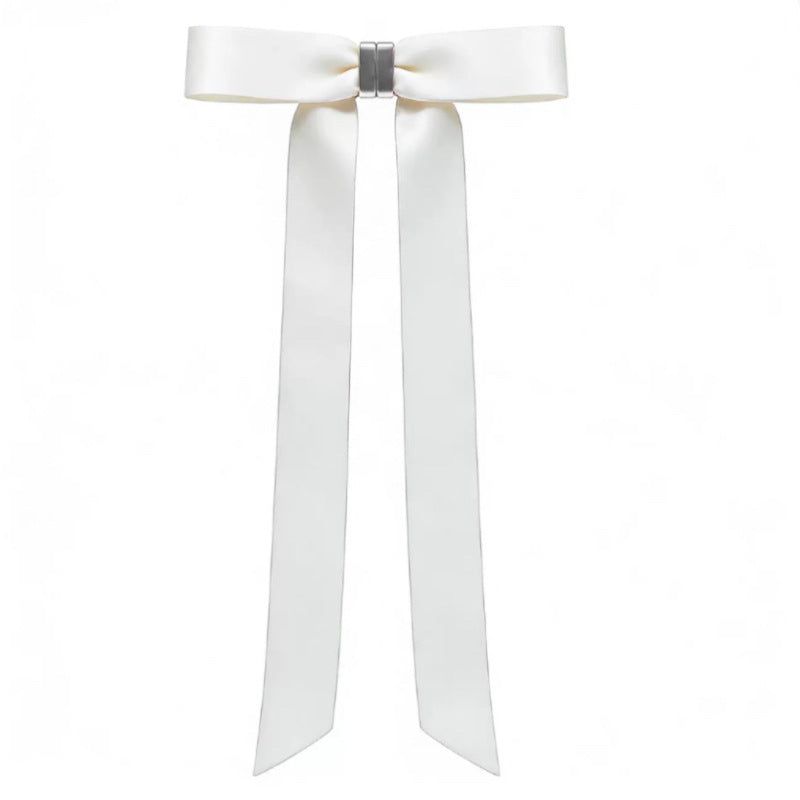 Magnetic Bowknot Half Up Hair Clip For Long Hair