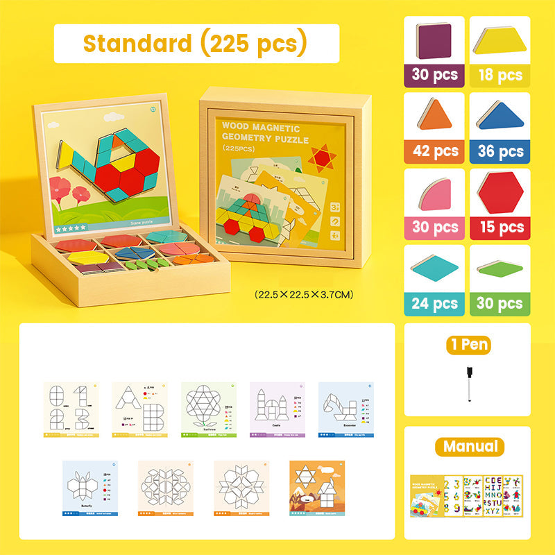 Creative Magnetic Geometric Puzzle Blocks Set