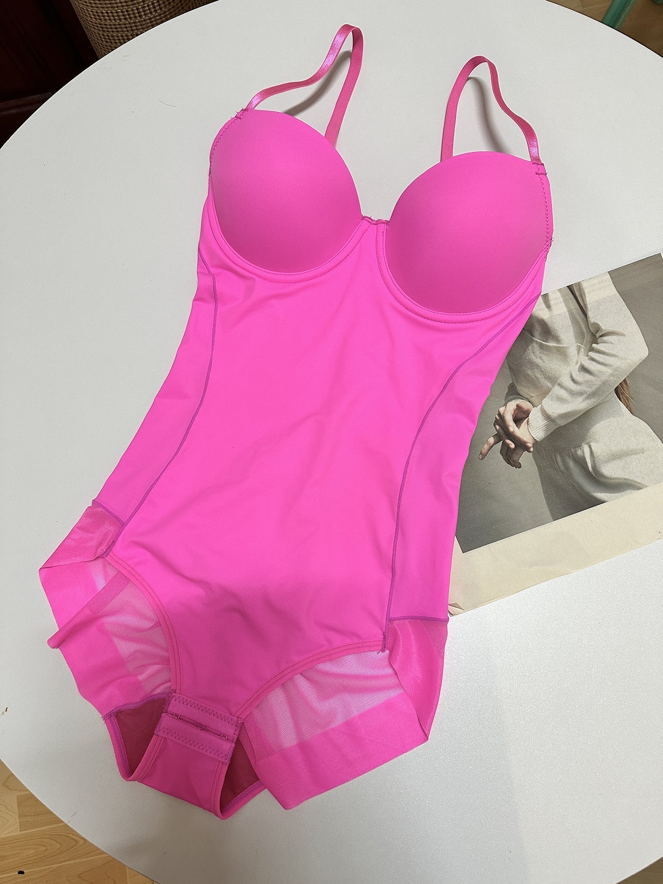 🔥LAST DAY SALE 50% OFF🔥Shapewear Bodysuit with Bra | Ruched Slimming Adjustable Waist✨