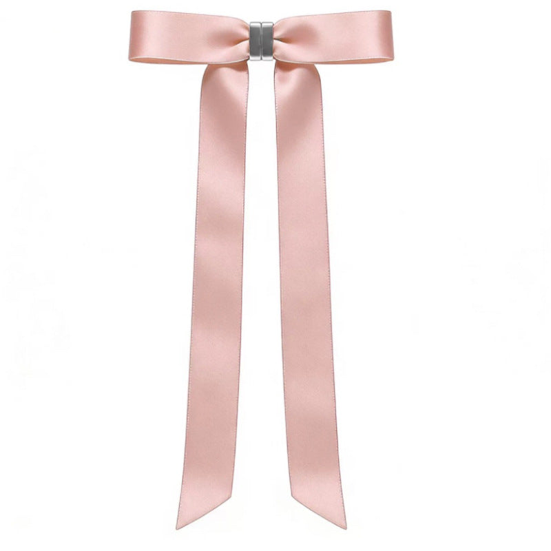 Magnetic Bowknot Half Up Hair Clip For Long Hair