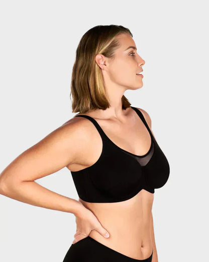 ⏳Last Day Special Price💐Women's Elegant Sheer Full Coverage Plus Size Bra👍