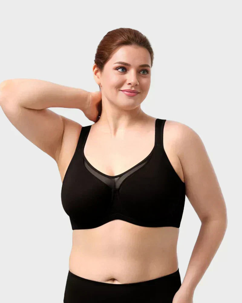 ⏳Last Day💐Women's Elegant Sheer Full Coverage Plus Size Bra