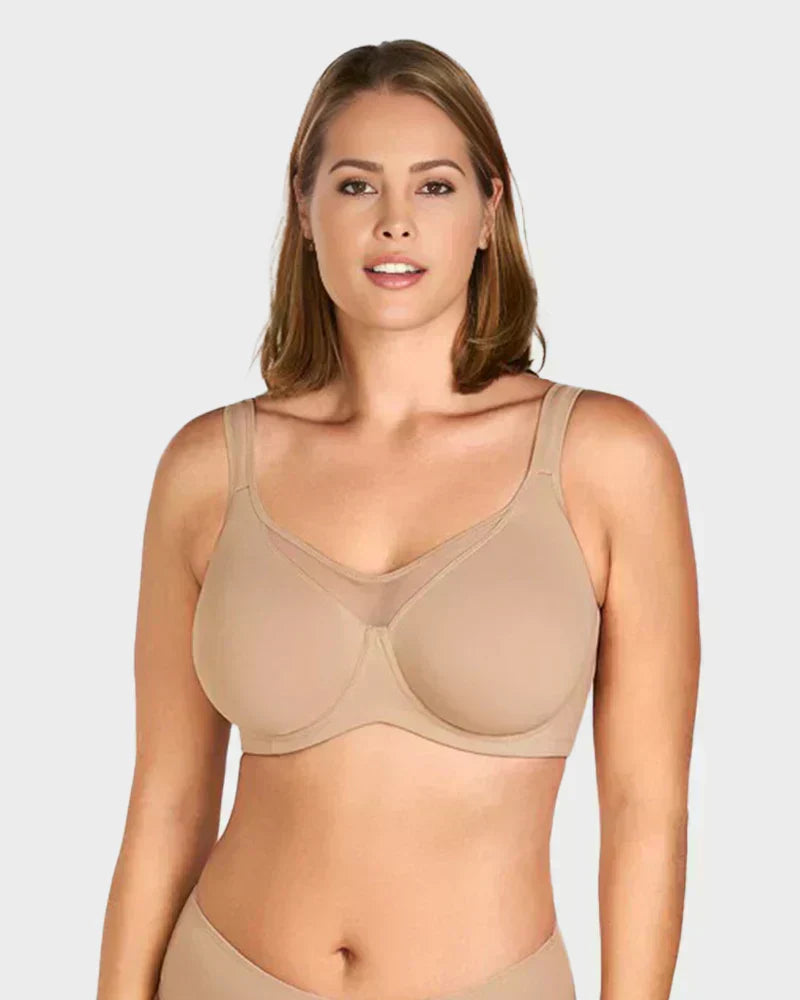 ⏳Last Day💐Women's Elegant Sheer Full Coverage Plus Size Bra