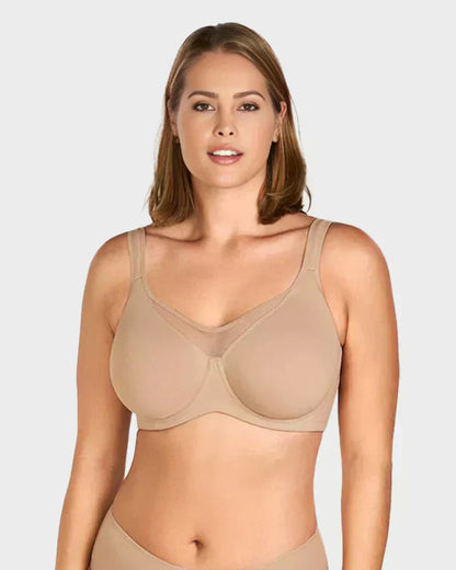 ⏳Last Day💐Women's Elegant Sheer Full Coverage Plus Size Bra