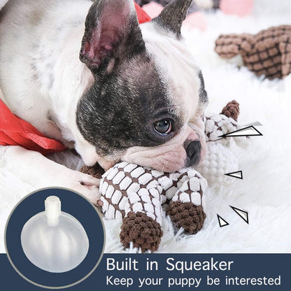 Lovely Squeaky Durable Chew Toy Interactive Play Toy For Puppies And Dogs