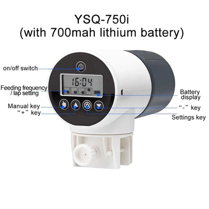 🛍️ Limited-Time Drop ⚡Automatic Aquarium Fish Feeder with Intelligent Timing Control