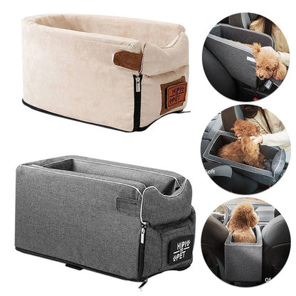 Dog Car Seat Bed Car Central Dog Car Seat Bed Portable Dog Carrier