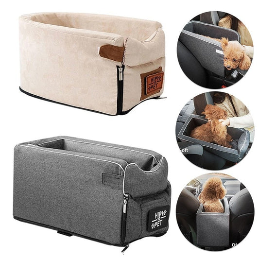 Dog Car Seat Bed Car Central Dog Car Seat Bed Portable Dog Carrier