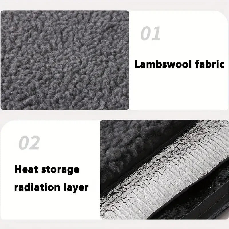 Self Warming Thermal Pet Crate Pad With Removable Cover For Dogs And Cats