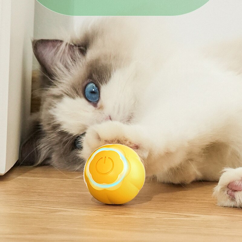 Smart Automatic Rolling Electric Ball Interactive Entertainment Toy For Indoor Cats